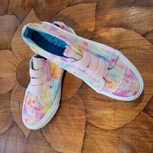 Blowfish Marley Pink Rainwater Canvas Slip On Sneakers Size 7.5